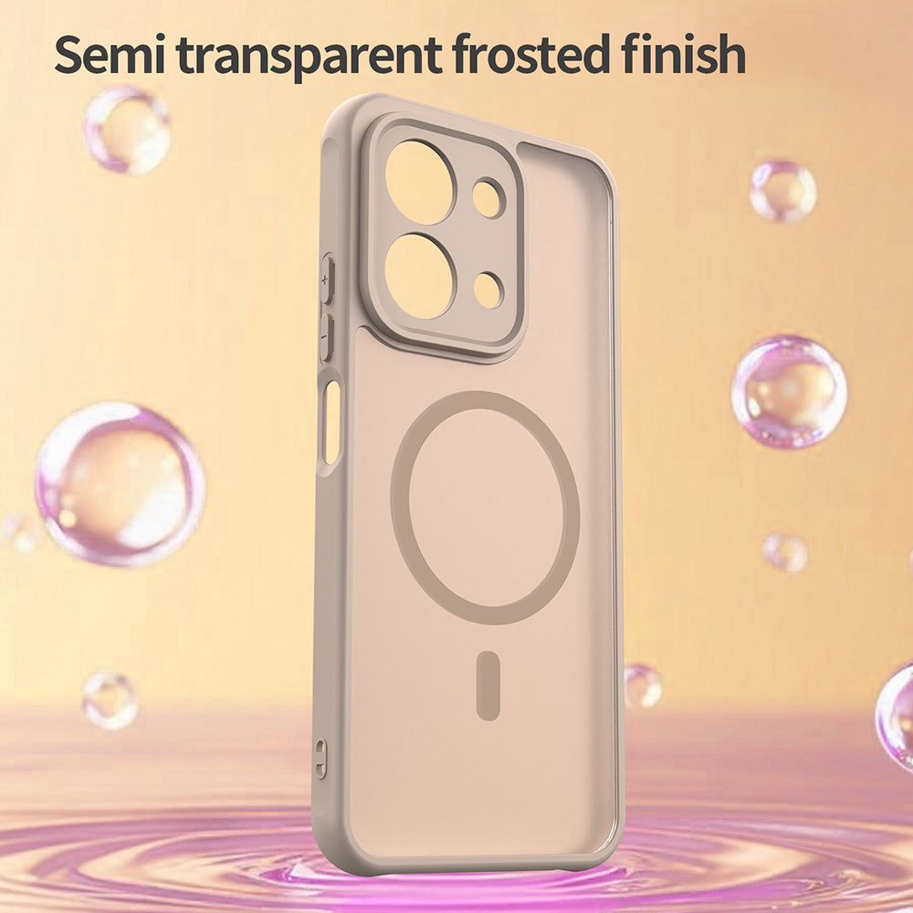 MagSafe cover til Xiaomi Redmi 15C 5G / 15C 4G, Techsuit, HaloFrost II, Gylden
