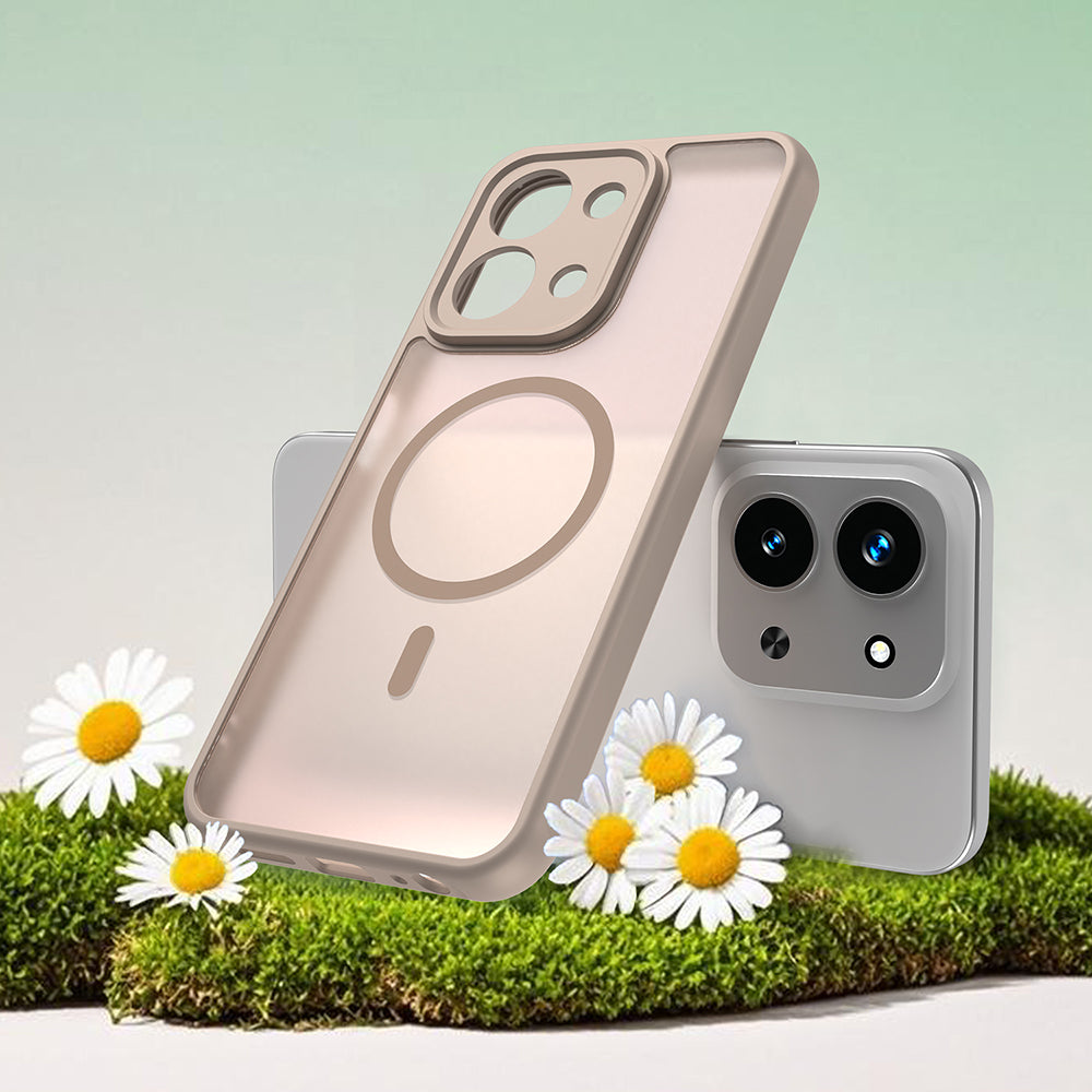 MagSafe cover til Xiaomi Redmi 15C 5G / 15C 4G, Techsuit, HaloFrost II, Gylden
