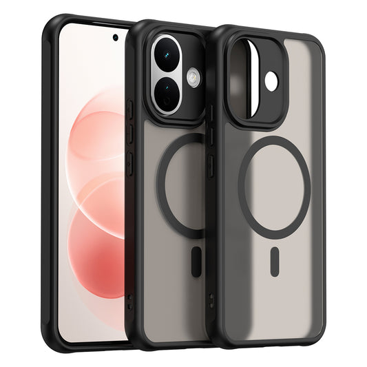 MagSafe-cover til Xiaomi Redmi Note 17 Pro, Techsuit, HaloFrost II, sort