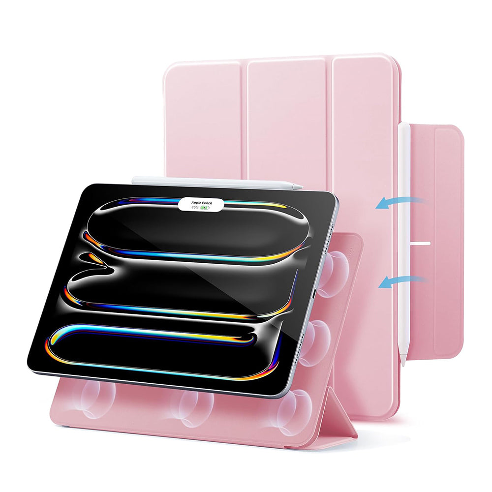 Cover til Apple iPad Pro 13 (2024), ESR, Rebound, Pink, Genforseglet