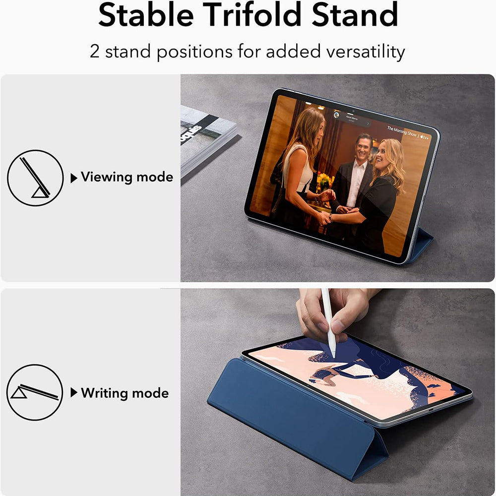 Etui til Apple iPad (2025) / (2022), ESR, Rebound, Marineblå