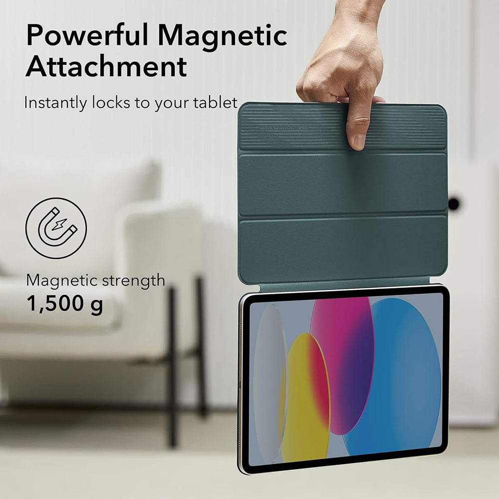 Etui til Apple iPad (2025) / (2022), ESR, Rebound, Satin Grøn