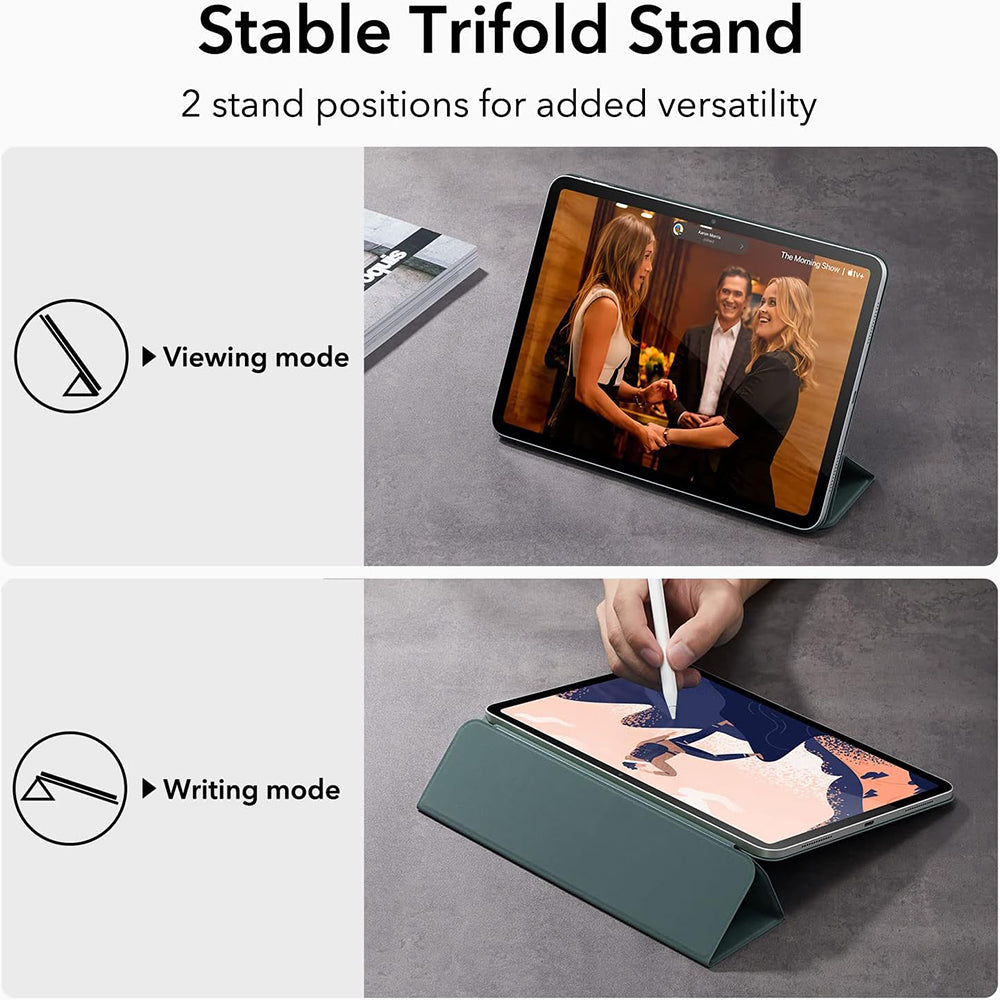 Etui til Apple iPad (2025) / (2022), ESR, Rebound, Satin Grøn