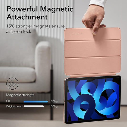 Etui til Apple iPad Air 11 (2024) / Air (2022) / Air (2020) / Pro 11 (2018), ESR, Rebound, Pink