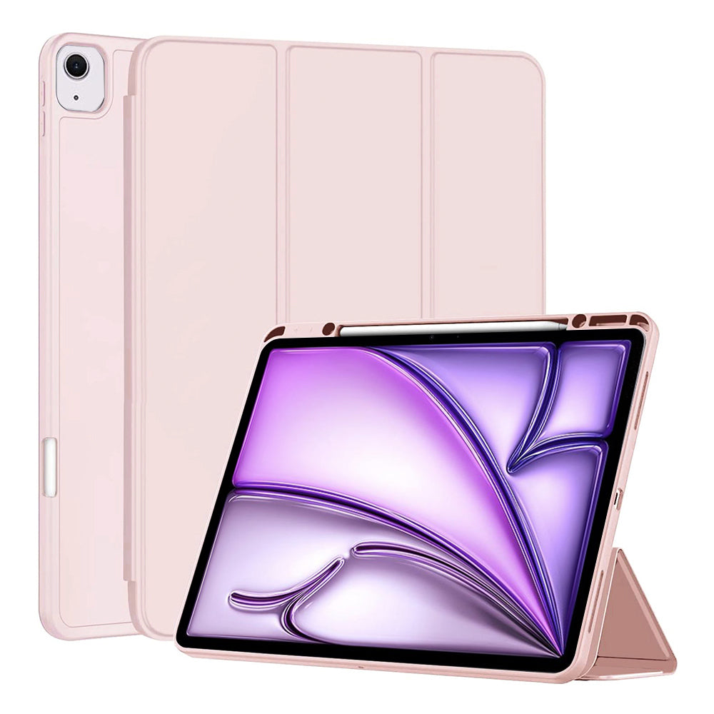 Cover til Apple iPad Air 13 (2026) / Air 13 (2025) / Air 13 (2024), Techsuit, Flex Trifold, Lyserød