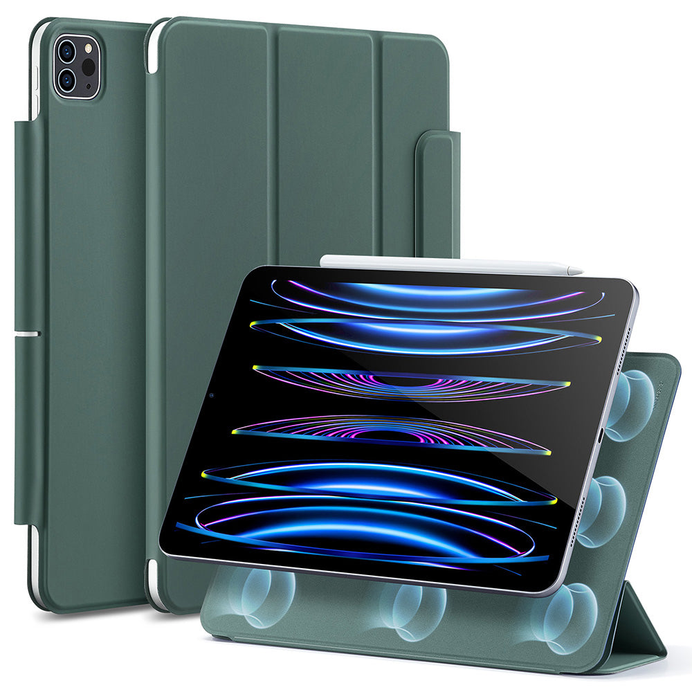 Etui til Apple iPad Pro 11 (2022) / Pro 11 (2021) / Pro 11 (2020) / Pro 11 (2018), ESR, Rebound, Satin Grøn