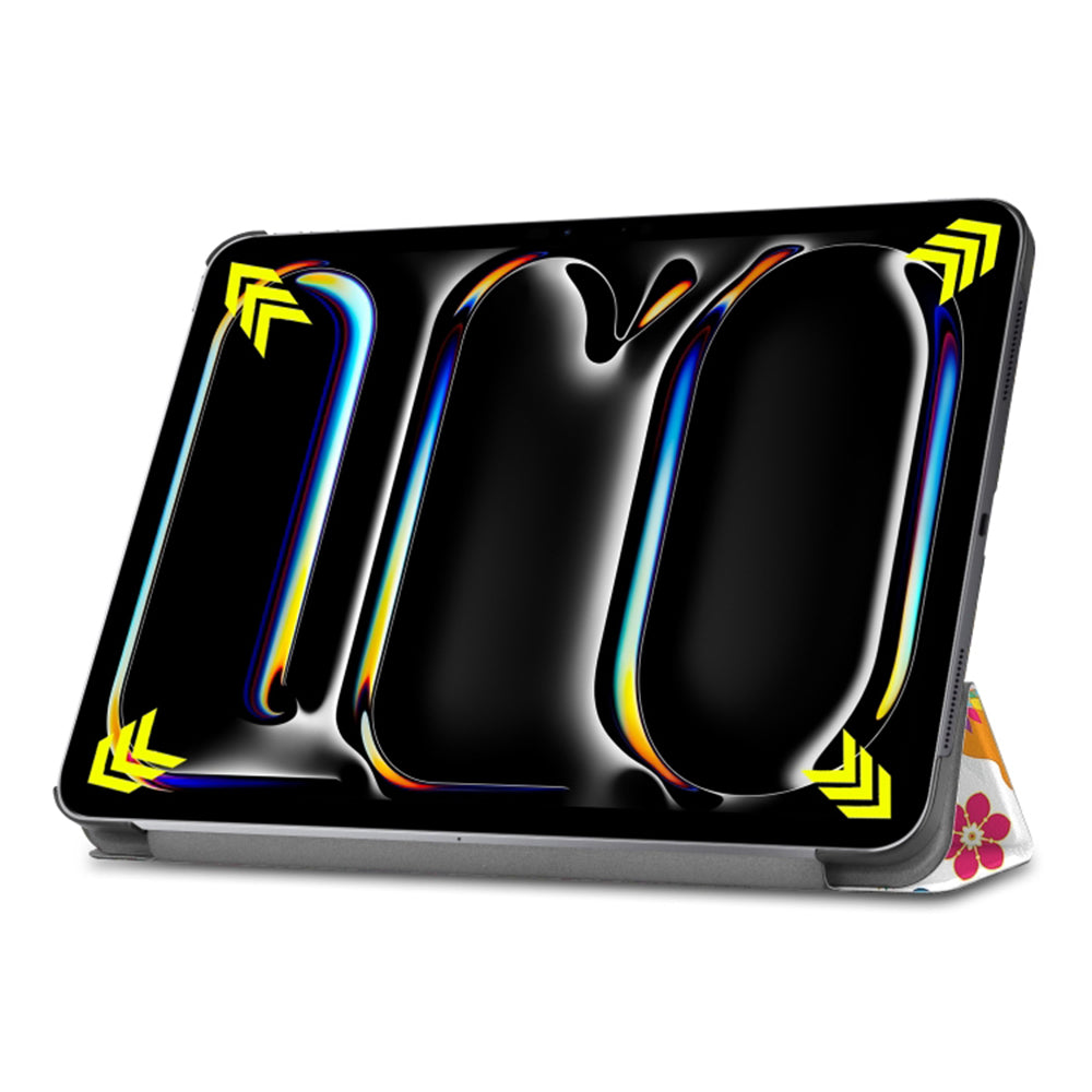 Cover til Apple iPad Pro 11 (2024), Techsuit, FoldPro Butterfly, Multifarvet
