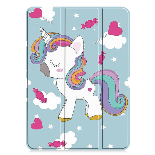 Cover til Apple iPad Pro 11 (2024), Techsuit, FoldPro Unicorn, Multifarvet