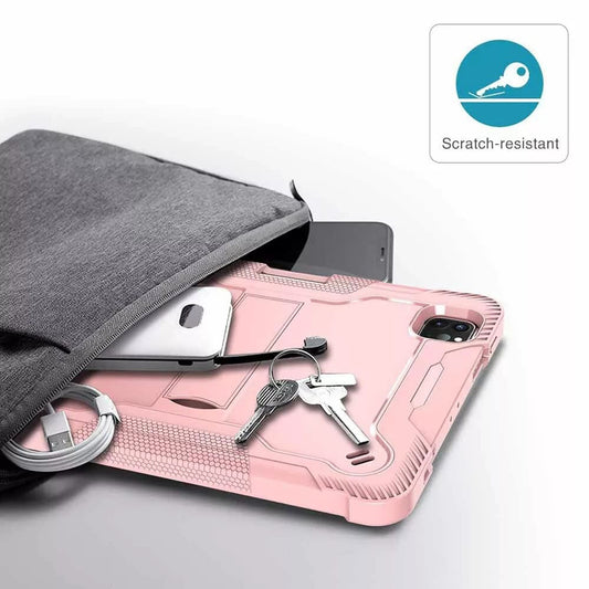 Cover til Apple iPad Pro 11 (2024), Techsuit, Rugged TabShell, Pink