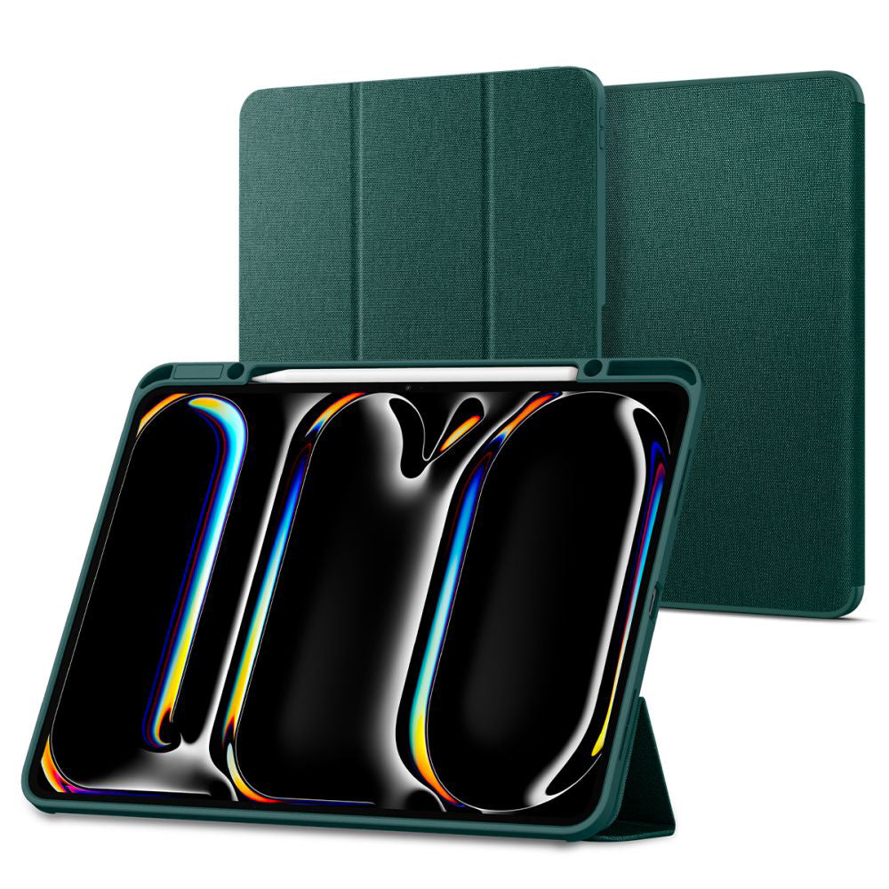 Etui til Apple iPad Pro 13 (2024), Spigen, Urban Fit, Grøn ACS07763