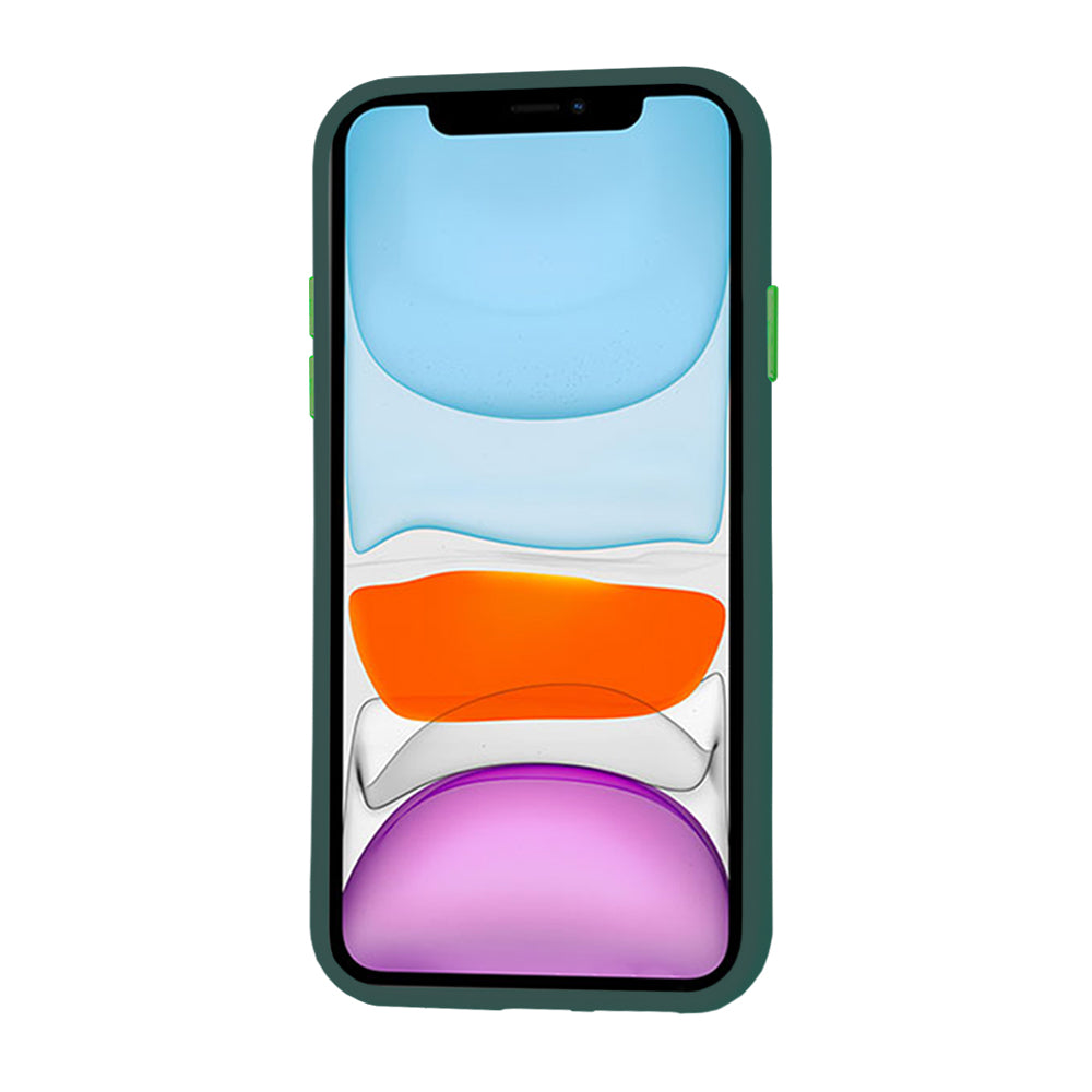 Etui til Apple iPhone 11, Techsuit, HaloFrost, Grøn
