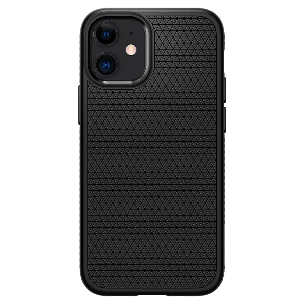 Cover til Apple iPhone 12 / 12 Pro, Spigen, Liquid Air, Sort ACS01701
