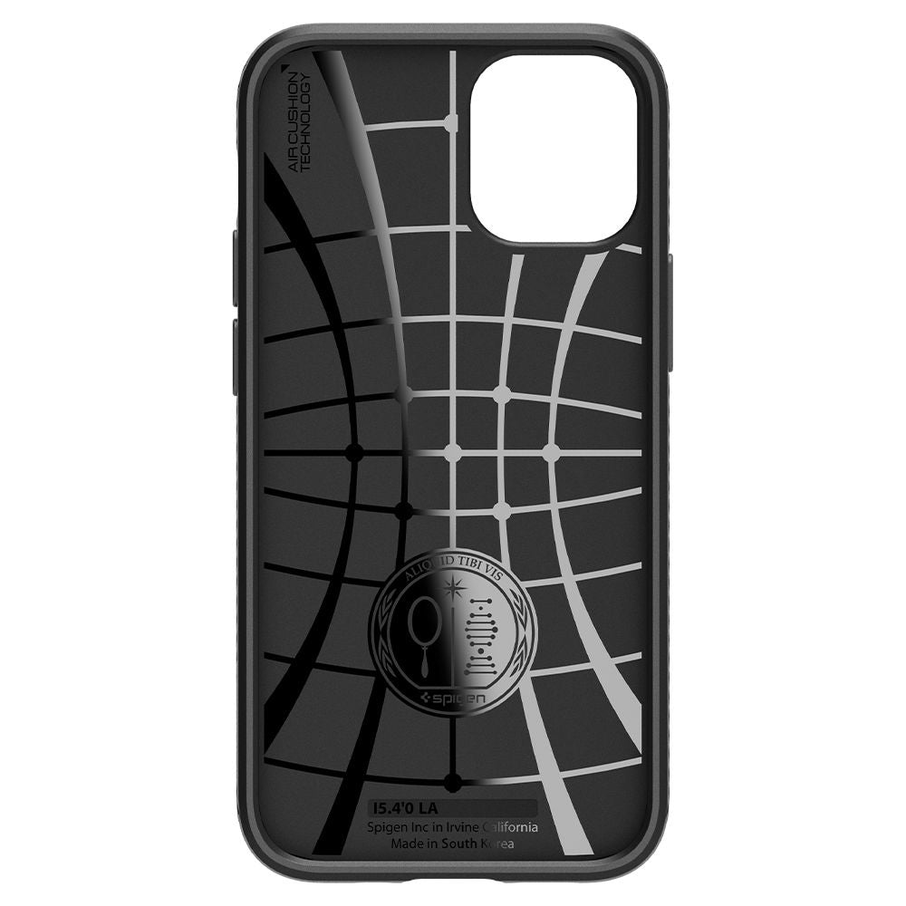 Cover til Apple iPhone 12 / 12 Pro, Spigen, Liquid Air, Sort ACS01701
