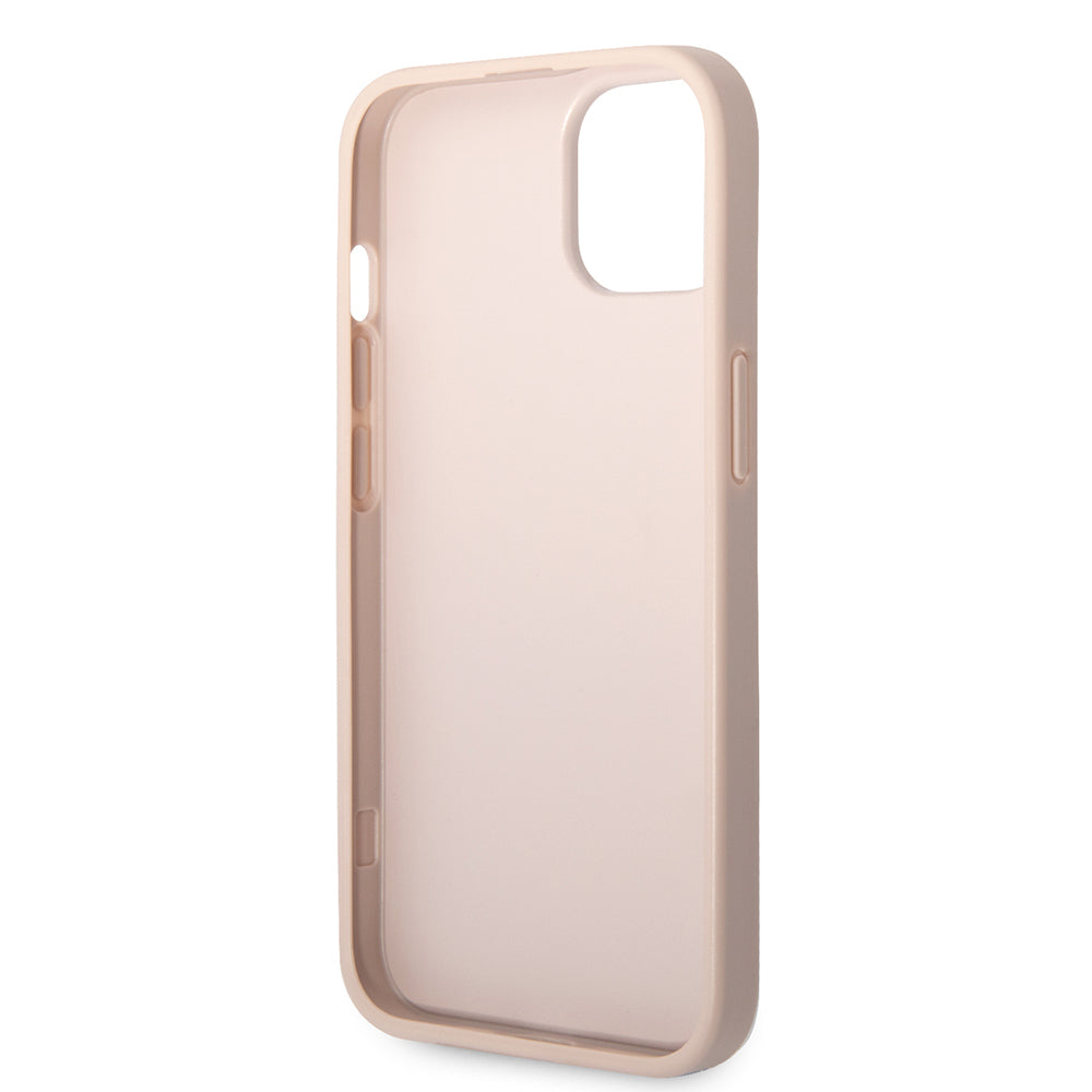 Etui til Apple iPhone 14, Guess, 4G Metal Logo, Pink