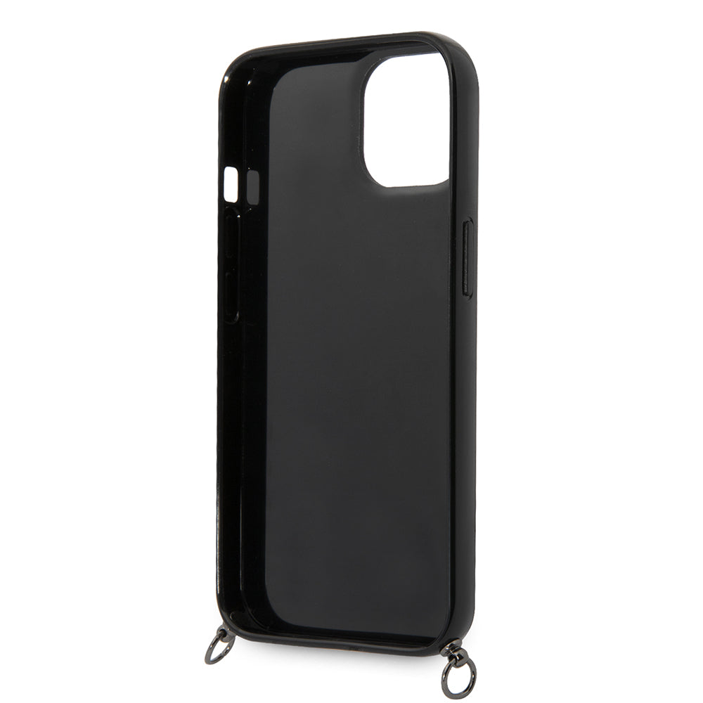 Etui til Apple iPhone 14, Karl Lagerfeld, Color Stripes with Strap, Pink