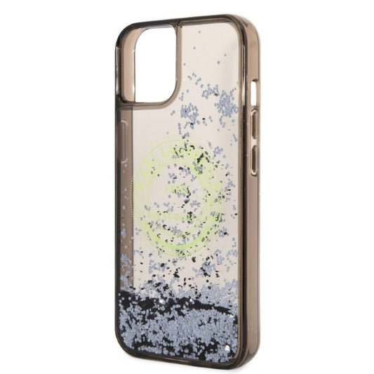 Cover til Apple iPhone 14, Karl Lagerfeld, Liquid Glitter RSG, Sort