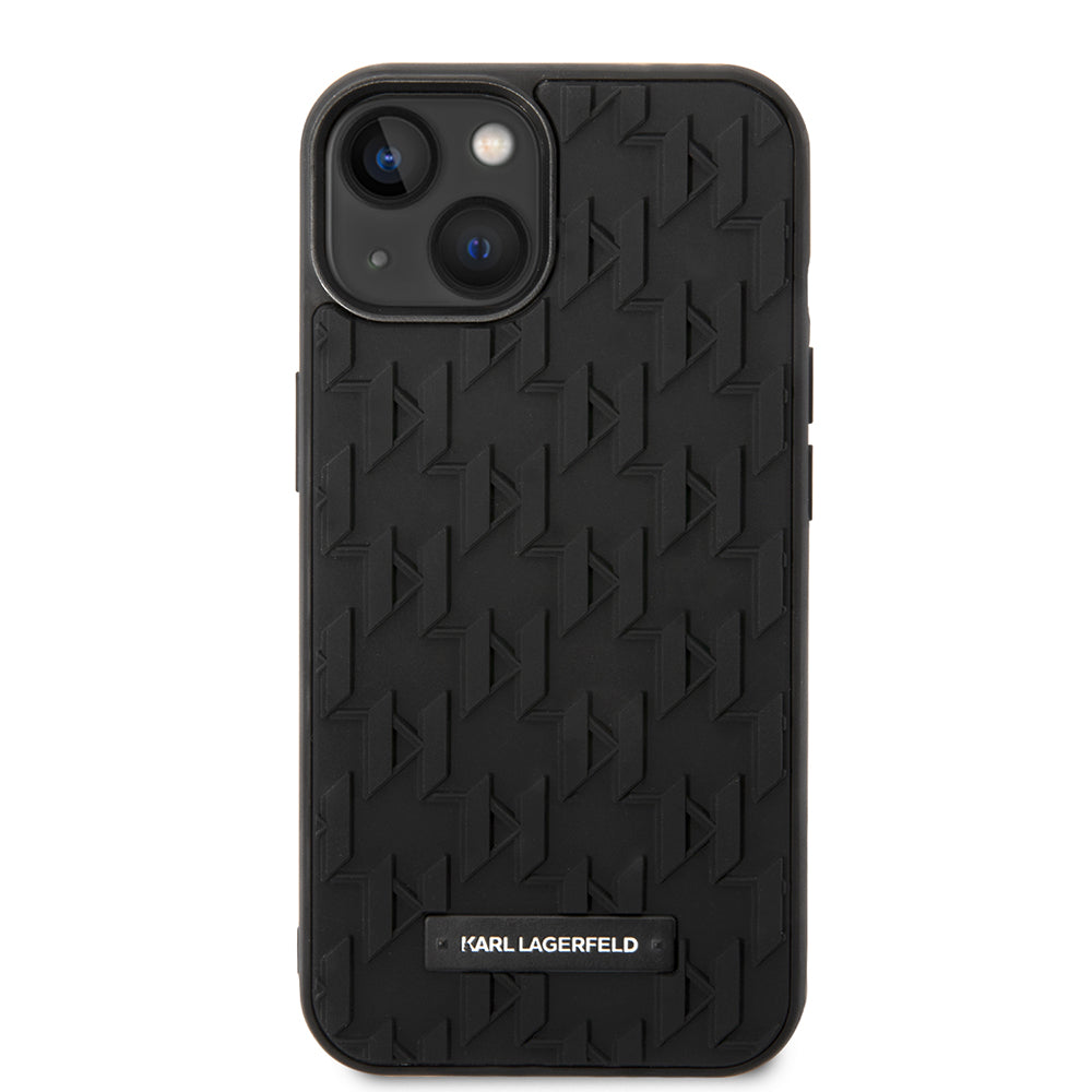 Etui til Apple iPhone 14 Plus, Karl Lagerfeld, 3D Monogram, Sort