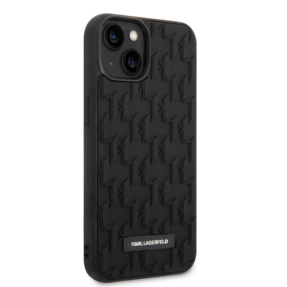 Etui til Apple iPhone 14 Plus, Karl Lagerfeld, 3D Monogram, Sort