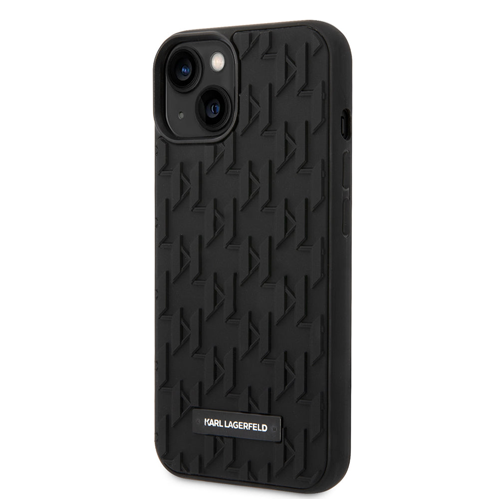 Etui til Apple iPhone 14 Plus, Karl Lagerfeld, 3D Monogram, Sort