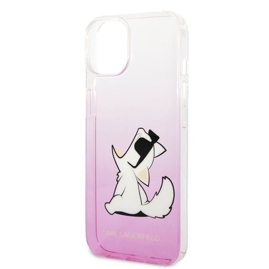 Etui til Apple iPhone 14 Plus, Karl Lagerfeld, Choupette Fun, Pink