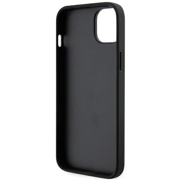Etui til Apple iPhone 14 Plus, Karl Lagerfeld, Saffiano Monogram Ikonik Karl, Sort