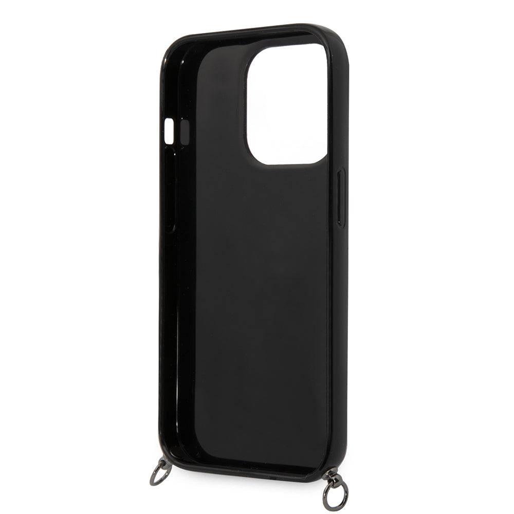 Etui til Apple iPhone 14 Pro Max, Karl Lagerfeld, Color Stripes with Strap, Pink