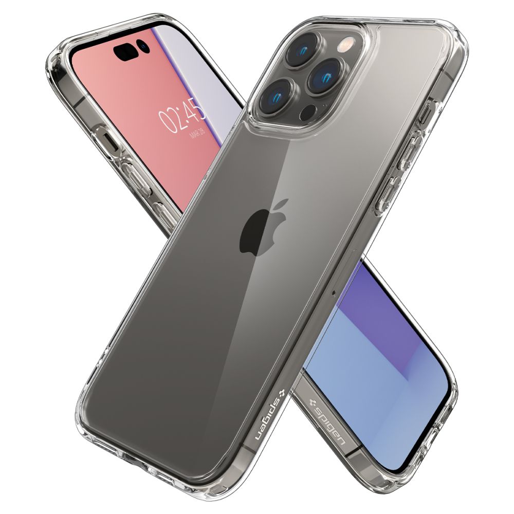 Etui til Apple iPhone 14 Pro Max, Spigen, Ultra Hybrid, Gennemsigtig ACS04816