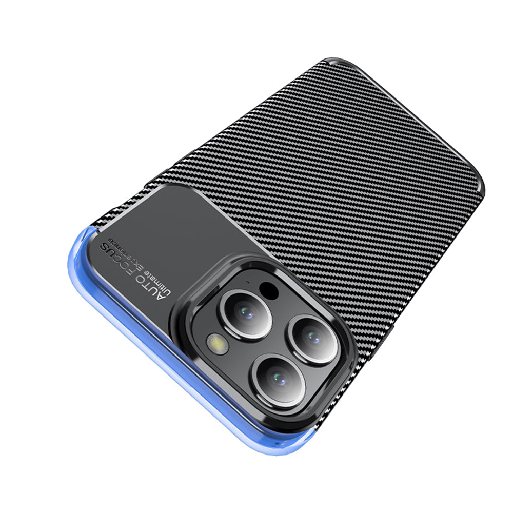 Etui til Apple iPhone 14 Pro, Techsuit, CarbonFiber, Sort