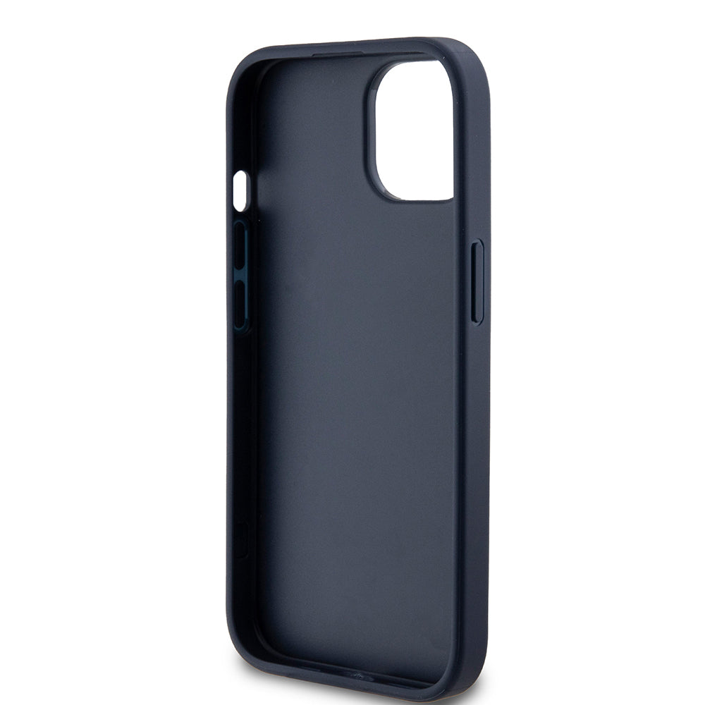 Etui til Apple iPhone 15, Guess, 4G Triangle Logo, Blå
