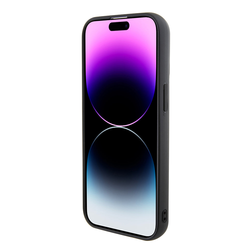 Etui til Apple iPhone 15, Karl Lagerfeld, 3D Rubber Multi Logo, Sort
