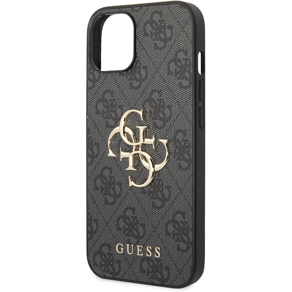 Case for Apple iPhone 15 Plus, Guess, 4G Big Logo, Grey