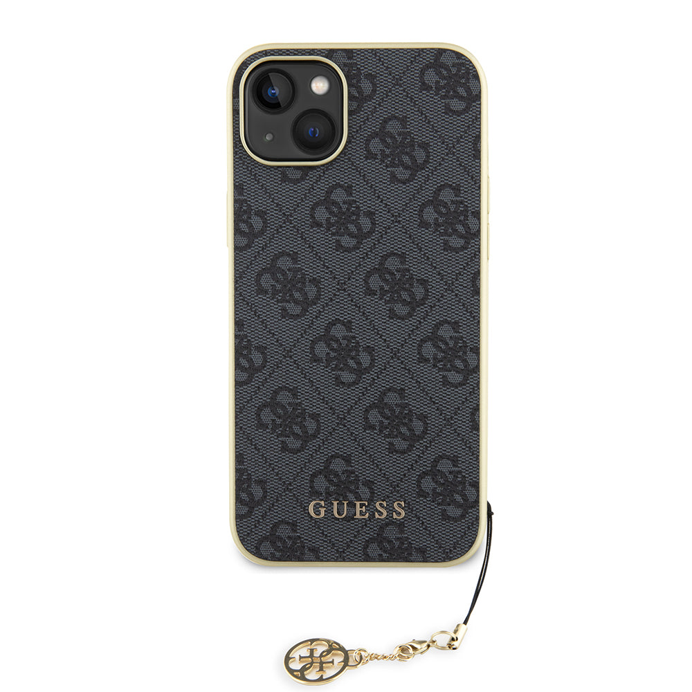 Etui til Apple iPhone 15 Plus, Guess, 4G Charm, Grå