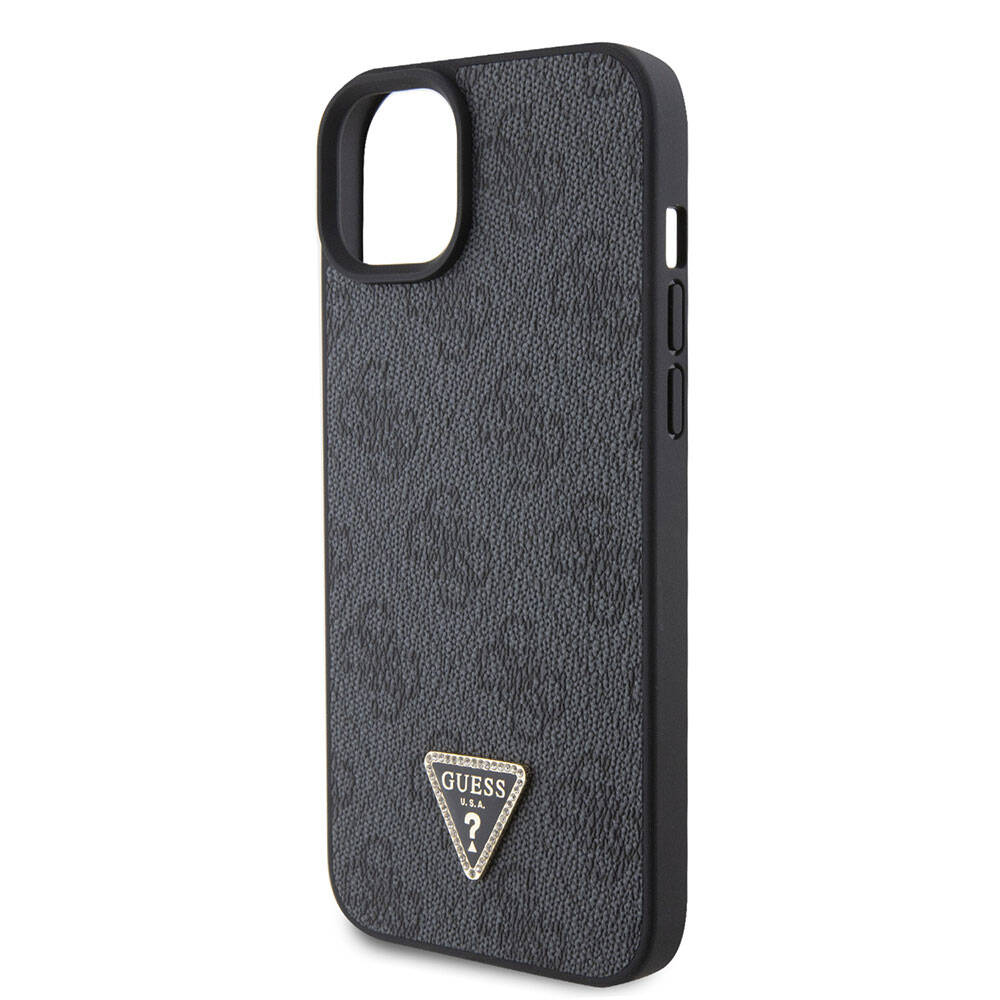 Etui til Apple iPhone 15 Plus, Guess, Crossbody 4G Metal Logo, Sort