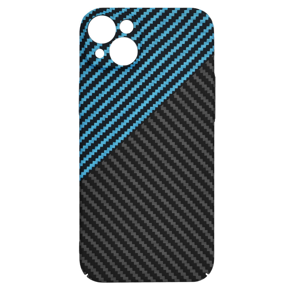 Cover til Apple iPhone 15 Plus, Techsuit, Carbonite FiberShell, Sort Bleu