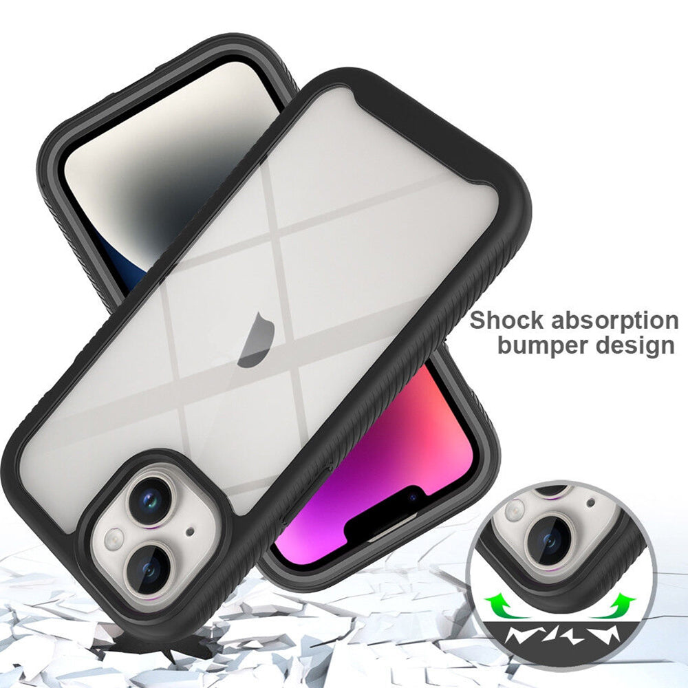 Cover til Apple iPhone 15 Plus, Techsuit, Defense360 Pro, Sort