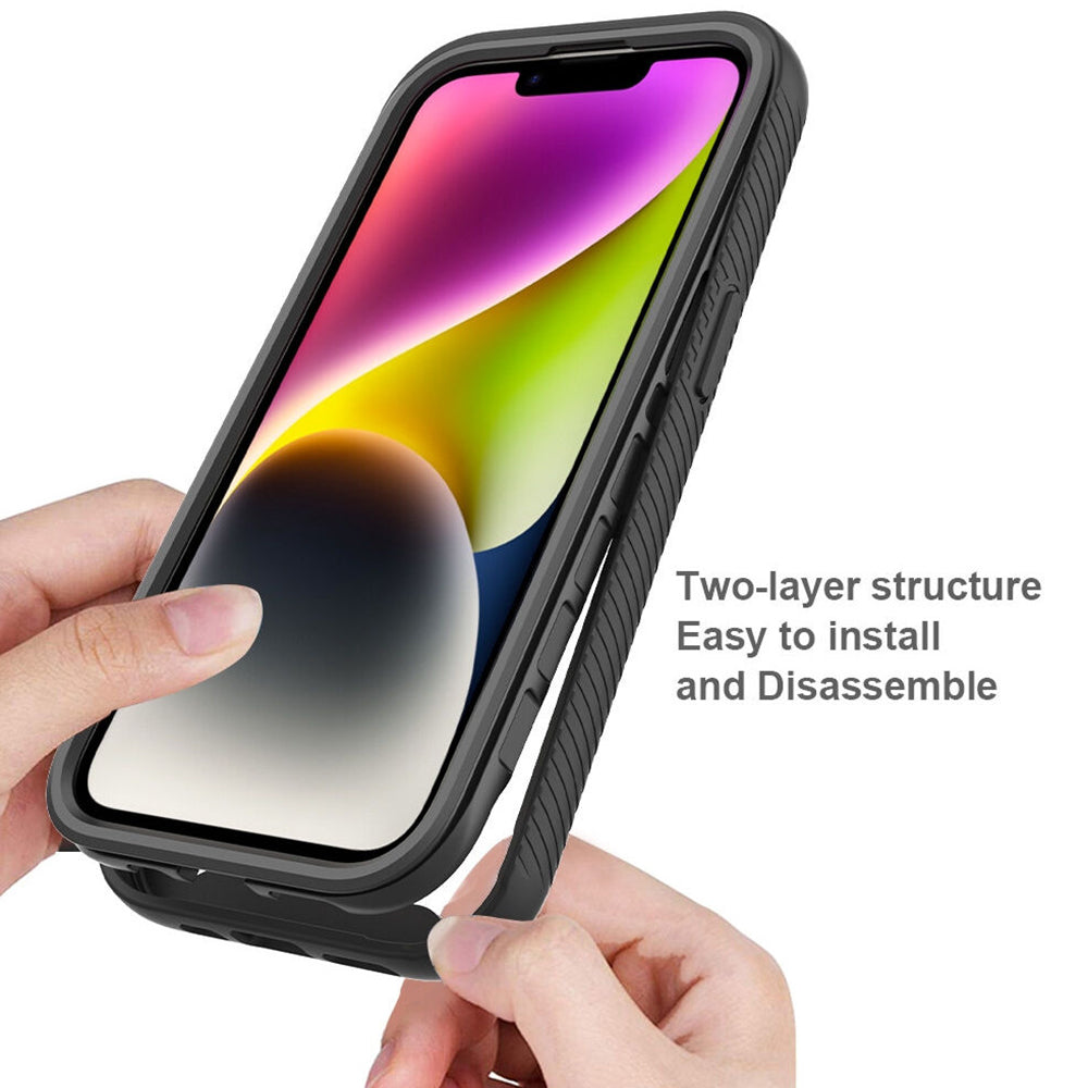 Cover til Apple iPhone 15 Plus, Techsuit, Defense360 Pro, Sort