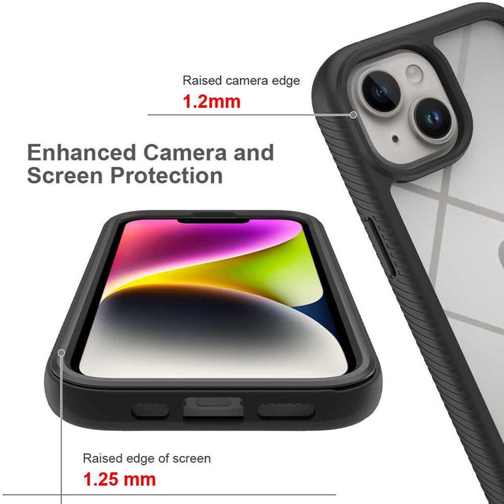 Cover til Apple iPhone 15 Plus, Techsuit, Defense360 Pro, Sort