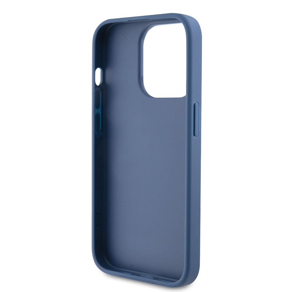Etui til Apple iPhone 15 Pro, Guess, 4G Stripe, Blå