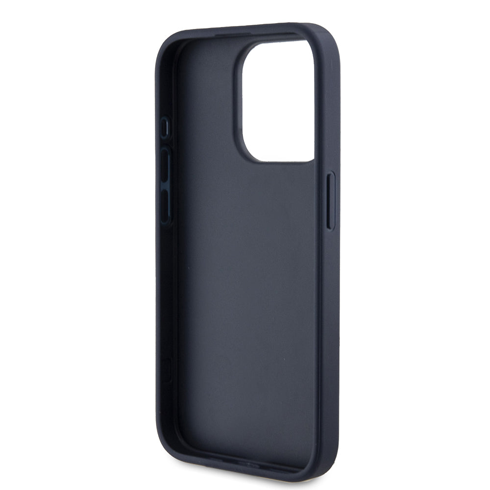 Etui til Apple iPhone 15 Pro, Guess, 4G Triangle Logo, Blå