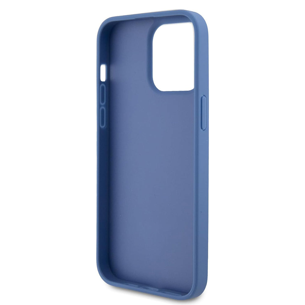 Etui til Apple iPhone 15 Pro, Guess, Crossbody 4G Metal Logo, Blå