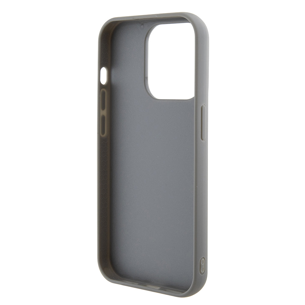 Etui til Apple iPhone 15 Pro, Guess, Sequin Script Metal, Sølvfarvet