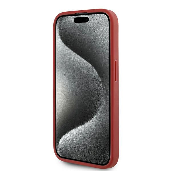 Etui til Apple iPhone 15 Pro, Karl Lagerfeld, Diagonal Quilted Script, Rosie