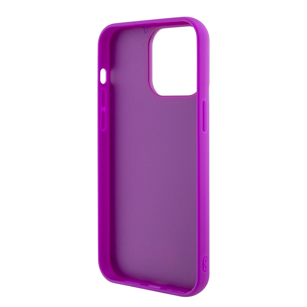 Etui til Apple iPhone 15 Pro Max, Guess, Disco Metal Script, Fuchsia