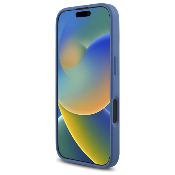 Etui til Apple iPhone 16, Guess, 4G Big Logo, Blå