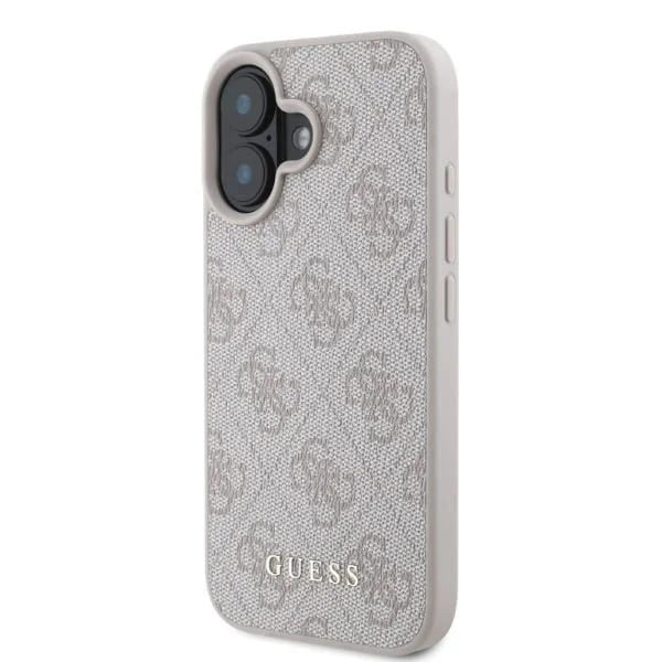 Etui til Apple iPhone 16, Guess, 4G Classic, Pink