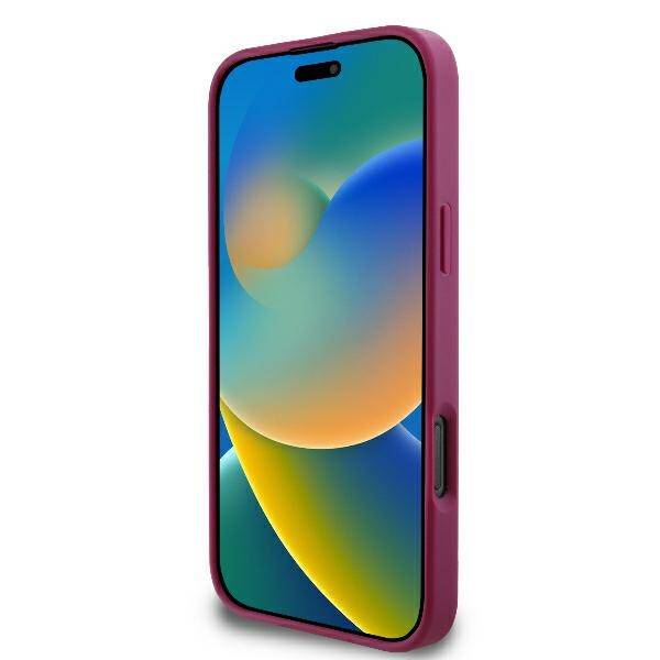 Etui til Apple iPhone 16, Guess, Fixed Glitter Big 4G, Lilla