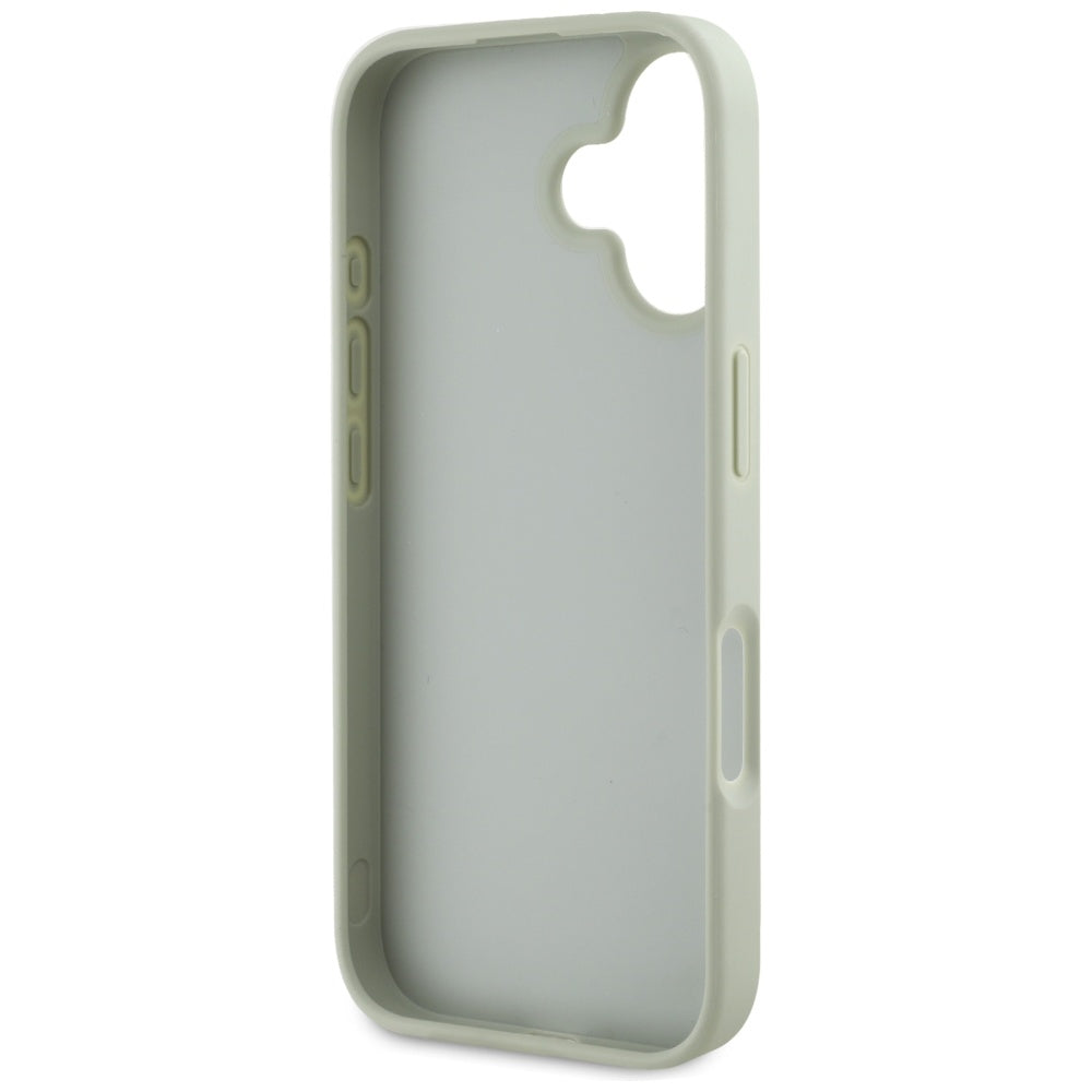 Etui til Apple iPhone 16, Guess, Grained Big 4G Logo Small Classic Logo, Grøn