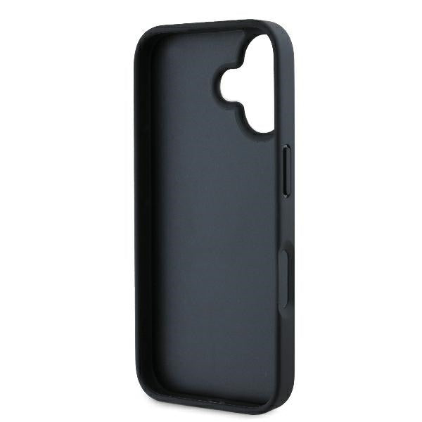 Etui til Apple iPhone 16, Karl Lagerfeld, Monogram Choupette's Head, Sort
