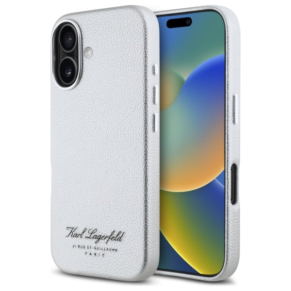 Etui til Apple iPhone 16, Karl Lagerfeld, RSG, Grå