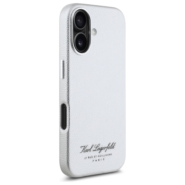 Etui til Apple iPhone 16, Karl Lagerfeld, RSG, Grå